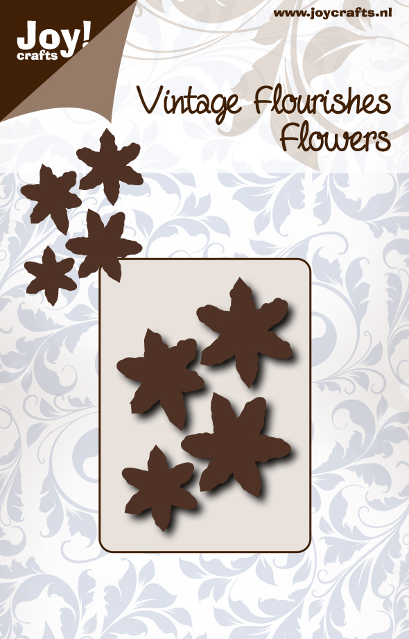 50% OFF  Joy Craft Cutting Stencil Vintage Flourishes - Floral Sixth Leaf Tip