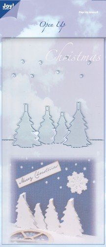 50% OFF  Joy Crafts Open Up Stencils - Pines