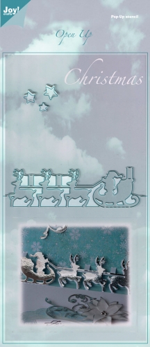 50% OFF Joy Crafts Open Up Cutting Mold Stencils - Sleigh 50% OFF Joy Crafts Open Up Cutting Mold Stencils - Sleigh