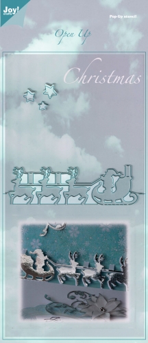 50% OFF  Joy Crafts Open Up Cutting Mold Stencils - Sleigh