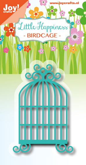 50% OFF  Joy Crafts Cutting & Embossing Stencil - Little Happiness Birdcage