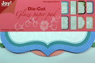 50% OFF Joy Craft - Glaze Paper Pad 8 designs