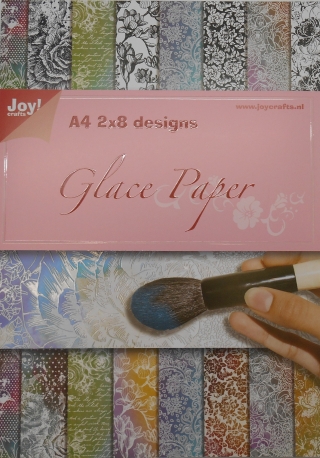 Joy Craft Glace Paper - Flowers A4