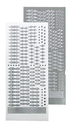 Leane Creatief Peel Off Sticker - Mirror Silver