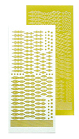 Leane Creatief Peel Off Sticker - Mirror Yellow