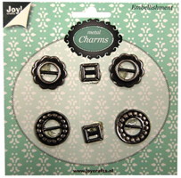SALE Joy Craft Metal Charms - Buckle (6st)
