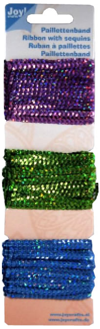 Joy Crafts Ribbon With Sequins