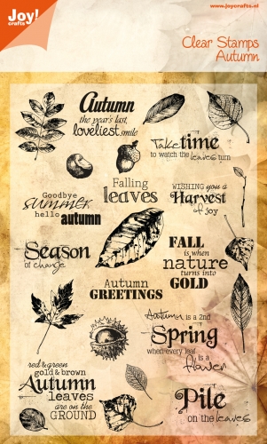 25% OFF  Joy Craft Clear Stamp - Autumn