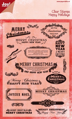 25% OFF  Joy Craft Stamp - Merry Christmas