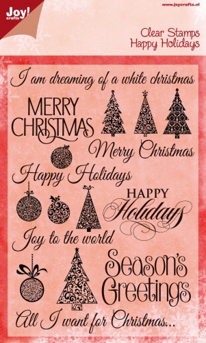 25% OFF  Joy Craft Clear Stamps - Merry Christmas AS SEEN ON TV