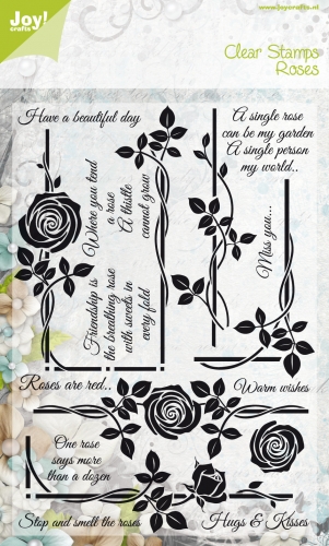 25% OFF  Joy Craft Clear Stamps - Roses - Have a Beautiful Day