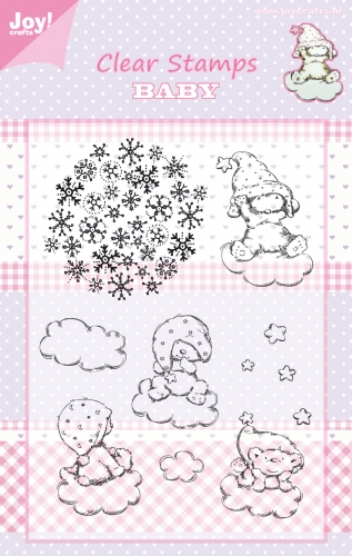 CLEARANCE Joy Craft Clear Stamps - Winter Bears