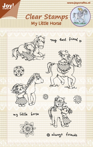CLEARANCE Joy Craft Clear Stamp - My Little Horse