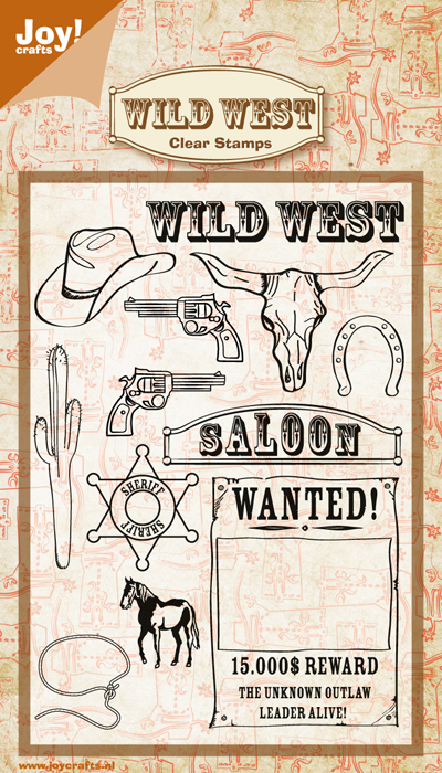  Joy Craft Clear Stamps - Wild West ltd stock
