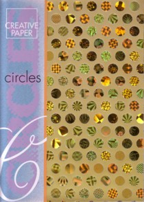 Circles Design Paper - Gold