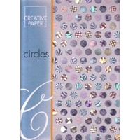 Circles Design Paper - Silver