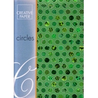 Circles Design Paper - Green