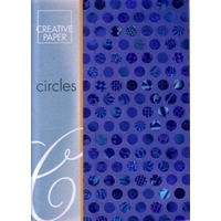 Circles Design Paper - Blue