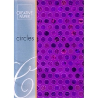 Circles Design Paper - Purple