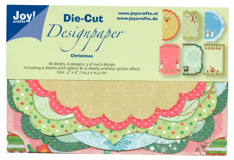 Joy Crafts Die Cut Designpaper - Christmas