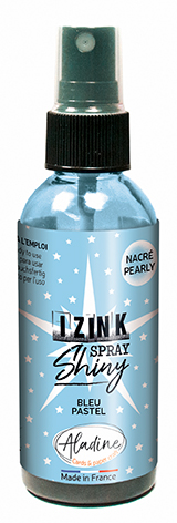 Izink Spray Shiny - Bleu Pastel
