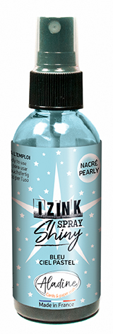 Izink Spray Shiny - Bleu Ciel