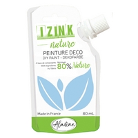 Izink Nature - Natural Deco Paint - Bleu Glacier (Glacier Blue) 80ml