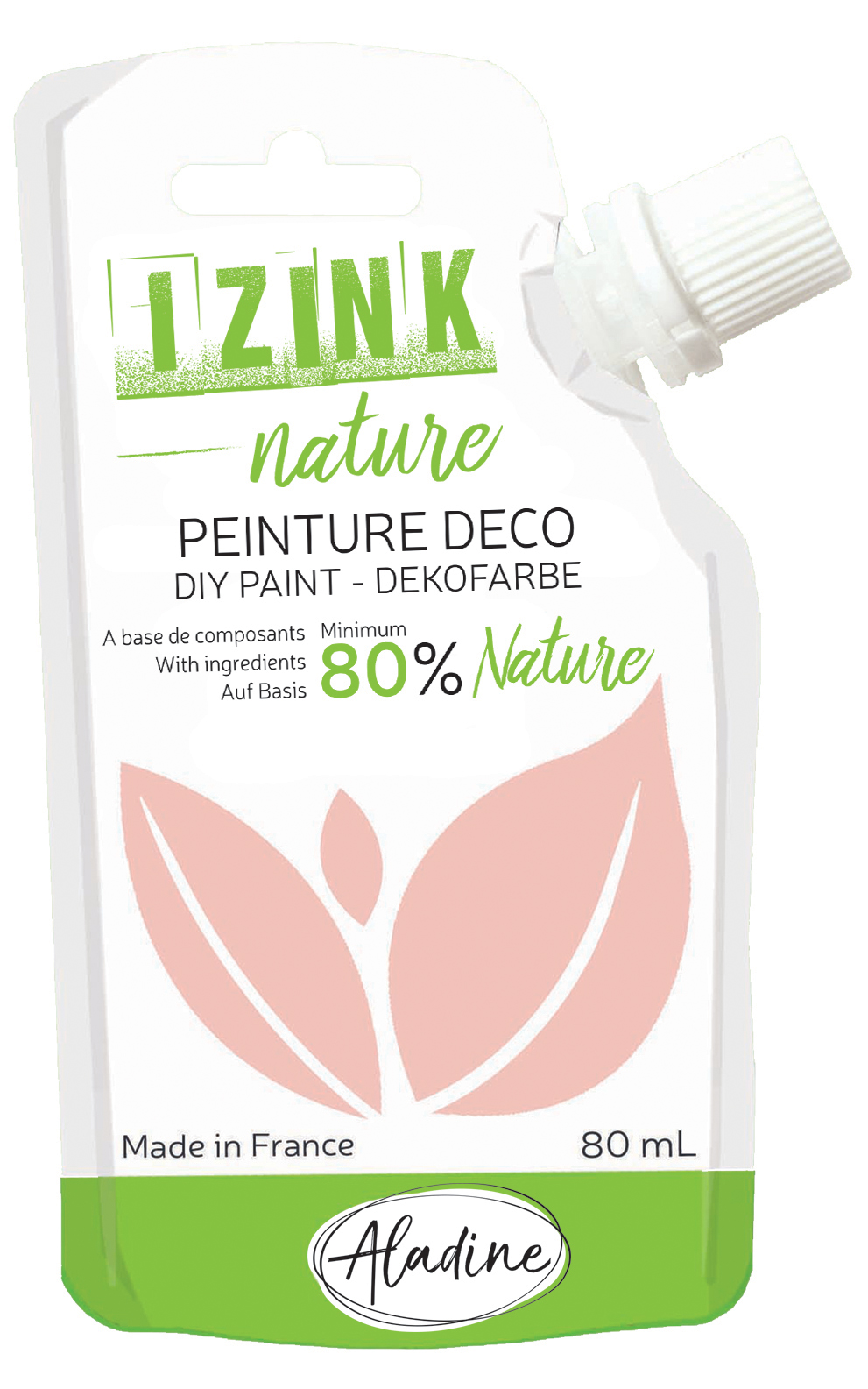 Izink Nature - Natural Deco Paint - Rose Boudoir 80ml