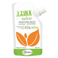 Izink Nature - Natural Deco Paint - Orange Safran 80ml Izink Nature - Natural Deco Paint - Orange Safran 80ml