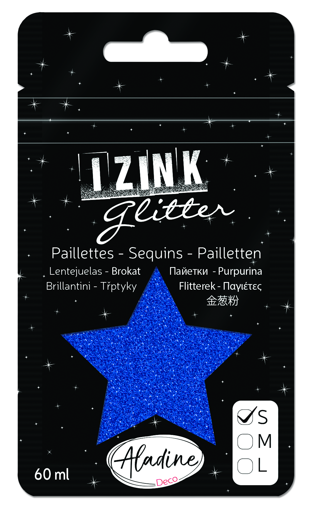 Izink Superfine Glitter - Bleu Marine (Marine Blue)