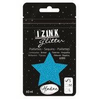 Izink Superfine Glitter - Bleu Caribes (Caribean Blue)