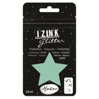 Izink Superfine Glitter - Vert Pastel (Pastel Green)