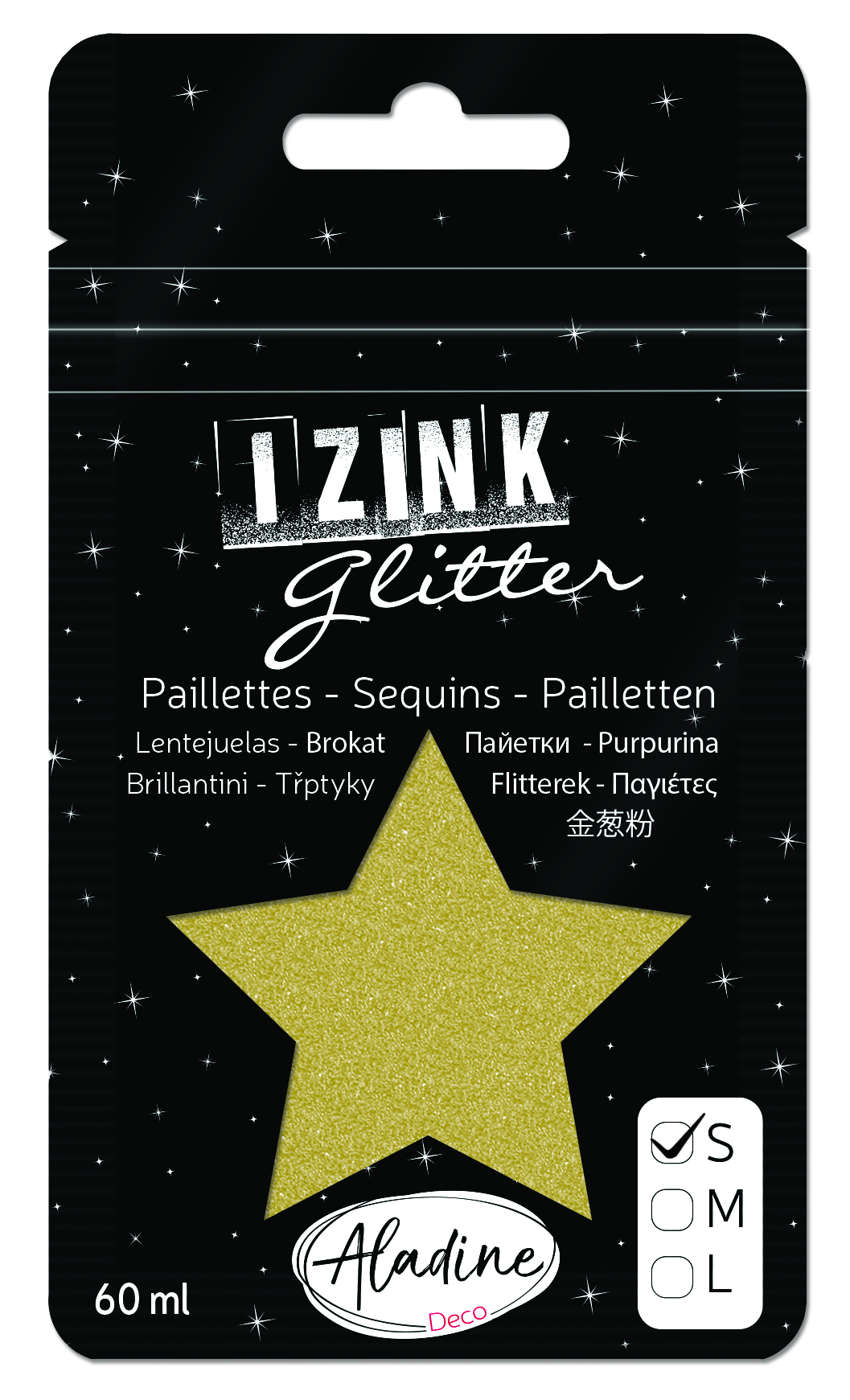 Izink Superfine Glitter - Dore (Gold)