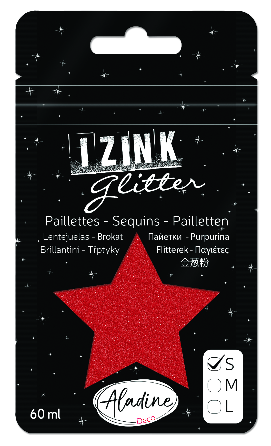 Izink Superfine Glitter - Rouge (Christmas Red)