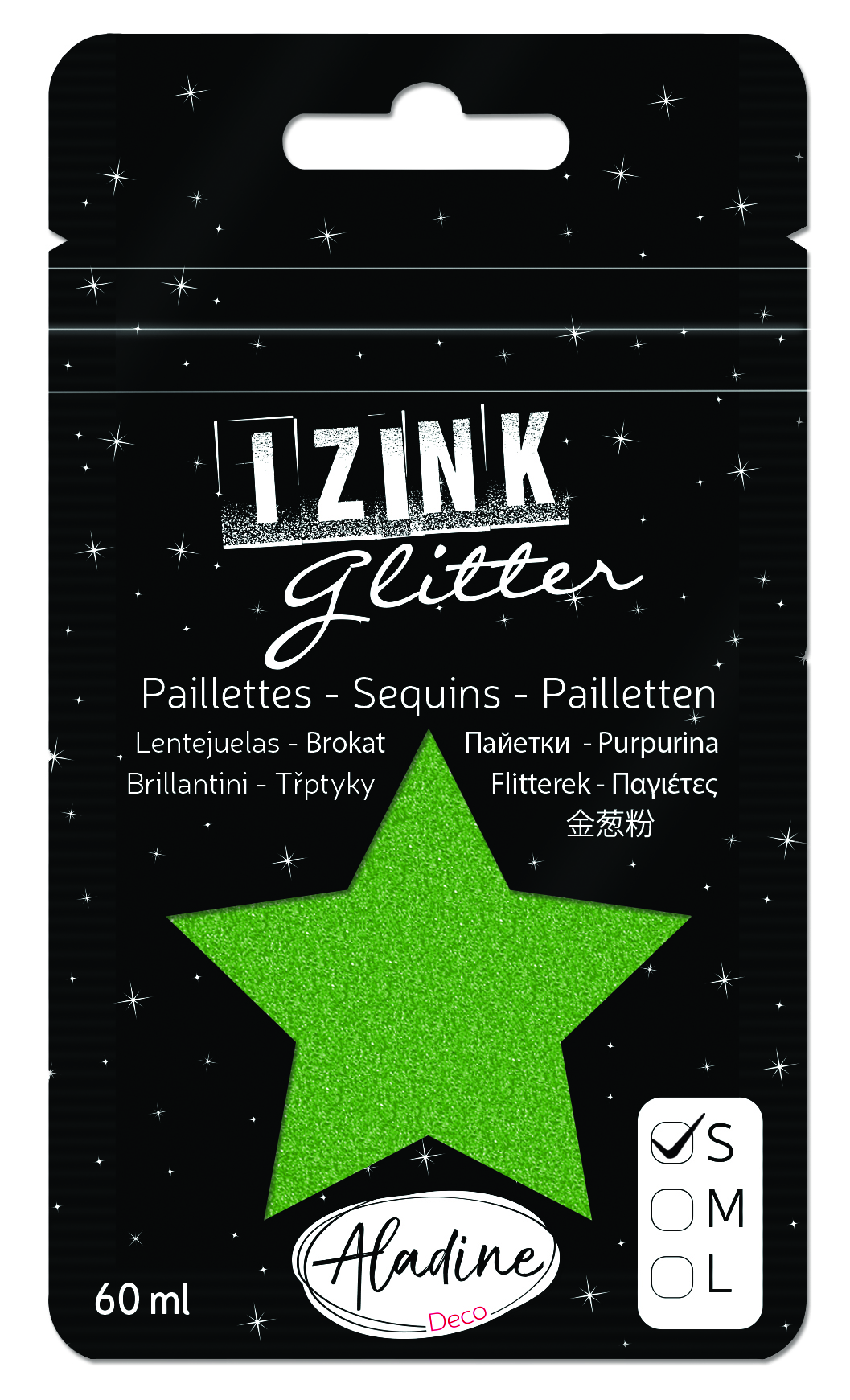 Izink Superfine Glitter - Vert Fonce (Christmas Green)