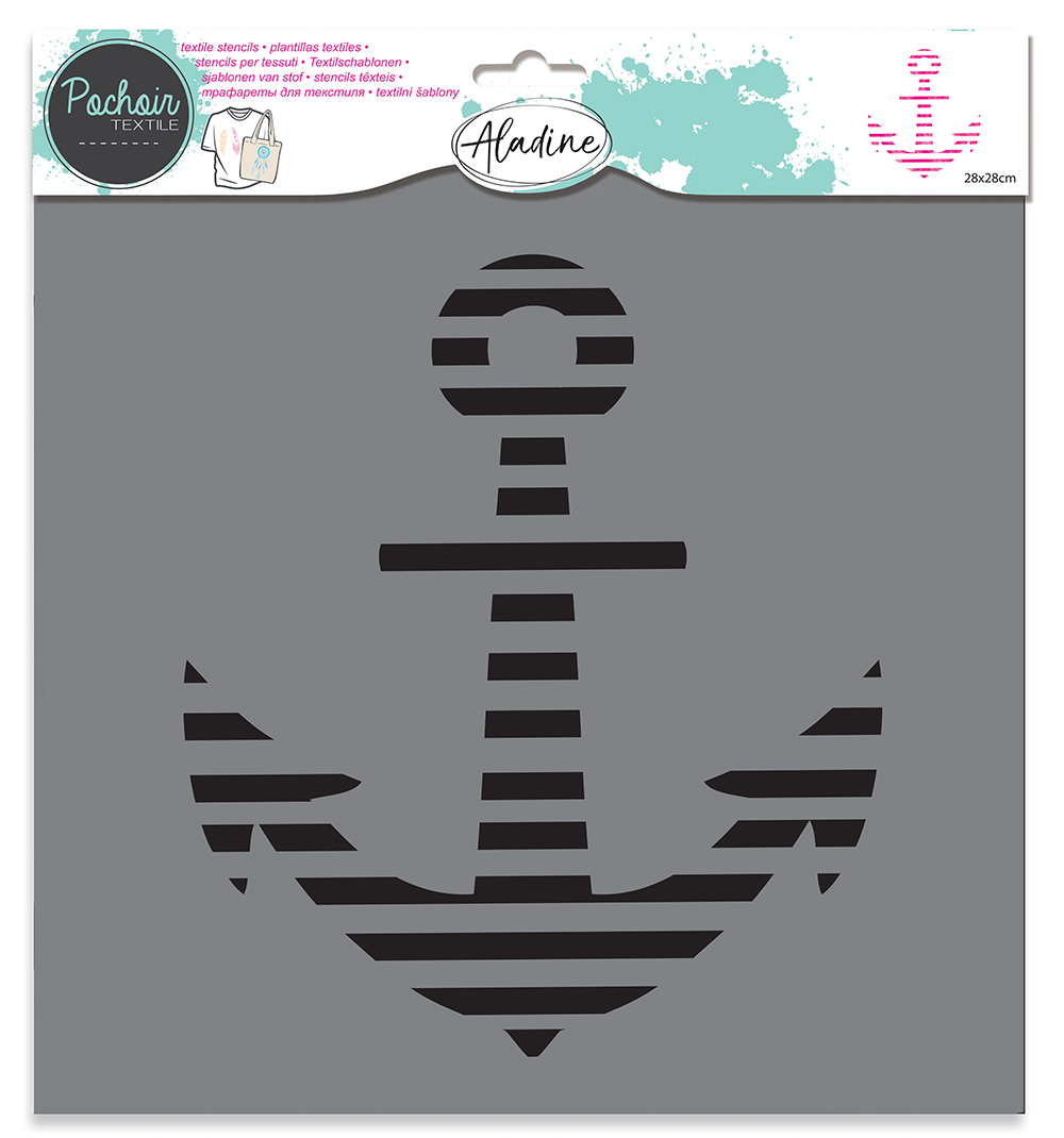 Izink Textile Stencil - Anchor