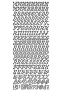 Starform Peel Off Outline Sticker - Upper Case Alphabet Starform Peel Off Outline Sticker - Upper Case Alphabet