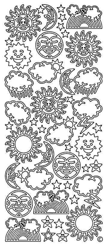 Starform Peel Off Sticker - Celestial