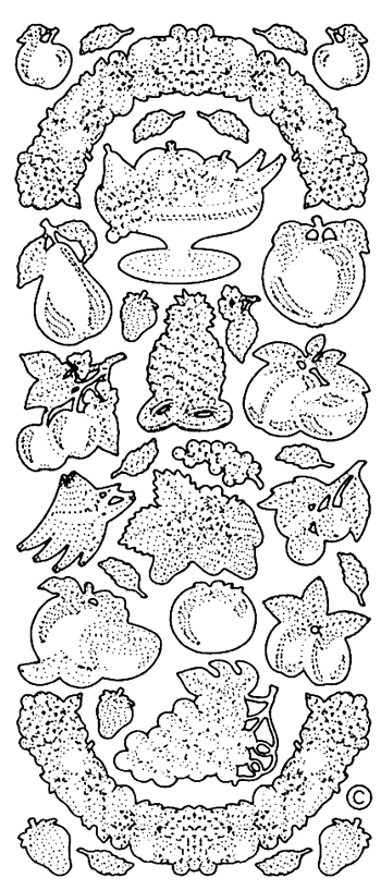 Starform Peel Off Sticker - Solid Fruits