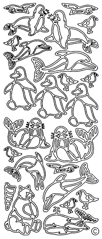 Starform Peel Off Sticker - Sea Life