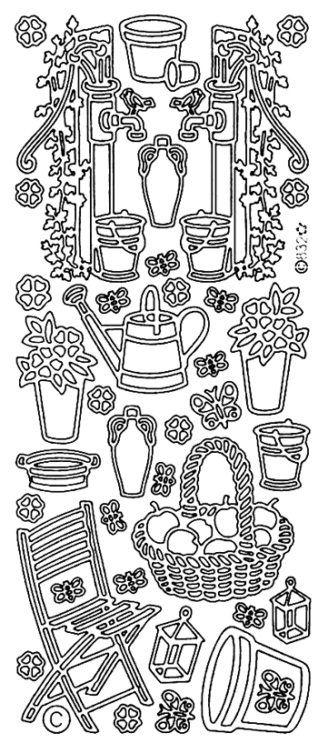 Starform Peel Off Sticker - Garden 2