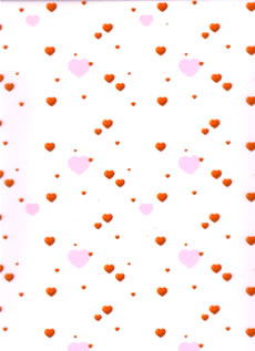 Transparent 3D Vellum - Hearts Transparent 3D Vellum - Hearts