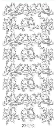 Starform Peel Off Sticker - Robins