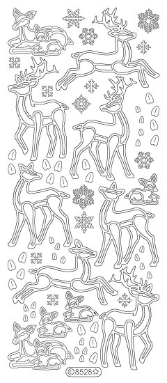 Starform Peel Off Sticker - Reindeer