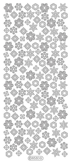 Starform Peel Off Sticker - Snowflakes