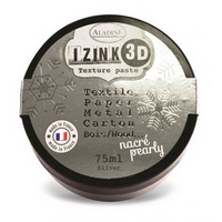 Izink 3D Texture Paste - Silver 75ml Izink 3D Texture Paste - Silver 75ml