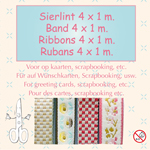 Design Ribbon Assortment 4x1m SALE NOW 1/2 PRICE