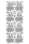 Starform Peel Off Sticker - Double Candles