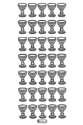 Starform Peel Off Outline Sticker - Chalice Starform Peel Off Outline Sticker - Chalice