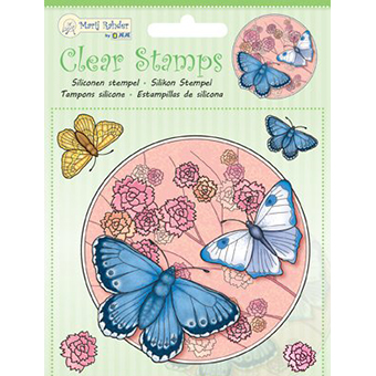 Marij Rahder Clear Stamps Butterfly (5pcs)